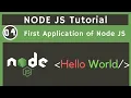 04 First Application of Node JS Node JS Complete Tutorial UiBrains NAVEEN SAGGAM