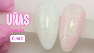 Uñas efecto Ópalo 💅🏼✨ Nail Art