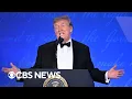 Trump takes swings at journalists at White House Correspondents Dinner