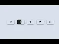 Social Media Buttons with Cool Hover Animation using only HTML CSS