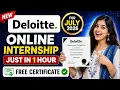 Deloitte Virtual Internships - Complete in Just 1 Hour No Fees No Exam Free Certificate