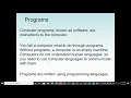 Java Language Introduction to Computers -