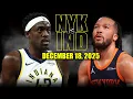 New York Knicks vs Indiana Pacers Full Game Highlights – December 18, 2025 | NBA Season