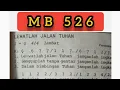 Lagu MADAH BAKTI NO 526 LEWATLAH JALAN TUHAN || PERSEMBAHAN