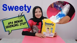 review popok sweety dry expert uji coba apakah popoknya bocor