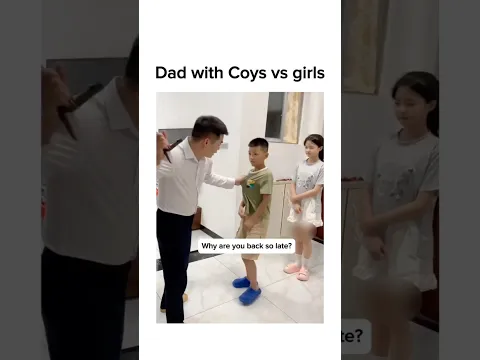Video Thumbnail: Dad with boy's vs girls