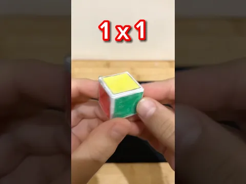 Rubik’s Cubes From 1x1 to 10x10! #shorts # #rubikscube