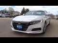 2019 HONDA ACCORD 1.5T LX PLATINUM WHITE