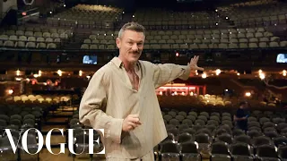 inside broadway s rocky horror show with luke evans 24 hours with vogue