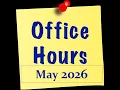 CTCo Office Hours - May 2026