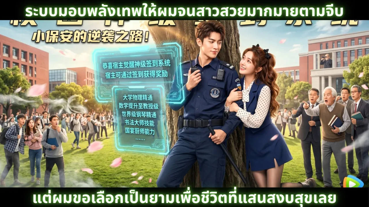 [ซีรีส์จีน] ระบบมอบพลังเทพให้ผมจนสาวสวยมากมายตามจีบ แต่ผมขอเลือกเป็นยามเพื่อชีวิตที่แสนสงบสุขเลย poster