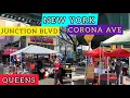NEW YORK FROM CORONA AVE HORACE HARDING EXPY TO 35TH AVE JUNCTION BLVD SCOOTER RIDE