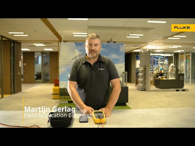 Martijn Gerlag with 283FC and Fluke Connect