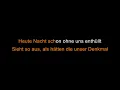 Wir sind Helden - Denkmal [Karaoke]