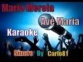 Mario Merola   Ave Maria karaoke