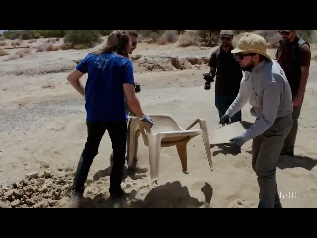OpenAI Sora - chair archaeology