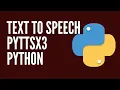 Text To Speech Using Python tamil