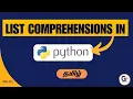 List Comprehensions Tamil Python Python Tutorial in Tamil