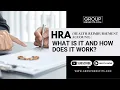 HRA Health Reimbursement Account What is it and how does it work