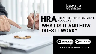 HRA Health Reimbursement Account What is it and how does it work