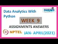 Data Analytics With Python Week 9 Assignment Data Analytics With Python Assignment 9 NPTEL