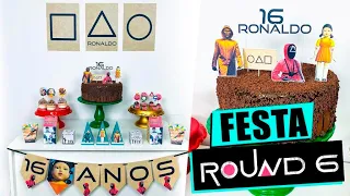Como fazer aniversário ROUND 6 em casa gastando pouco