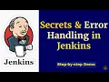 How to Use Secrets Catch Errors in Jenkins Pipeline Secrets Management Error Handling