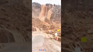 انهار من الشلالات بمنطقة الرشيدية و الريش بعد التساقطات المطرية الاخيرة 