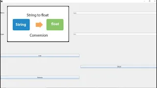 String to Float in Gui Form Float to String in Gui Form Java Converting values Information