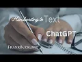 How I Convert Handwriting to Editable Text With ChatGPT