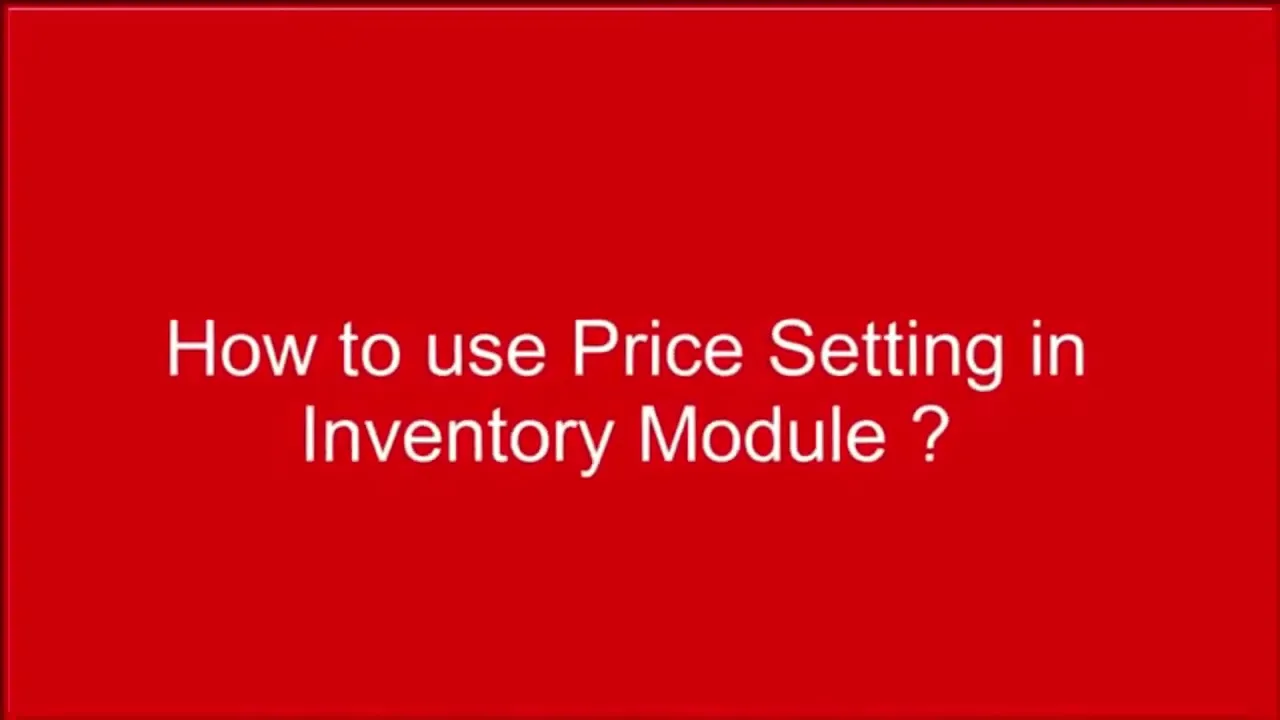 Price Settings