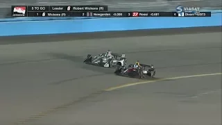 indycar series 2018 phoenix grand prix last laps battle for win