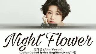 Ahn Yeeun (안예은) - Night Flower (Color Coded Lyrics Han/Rom/Eng)