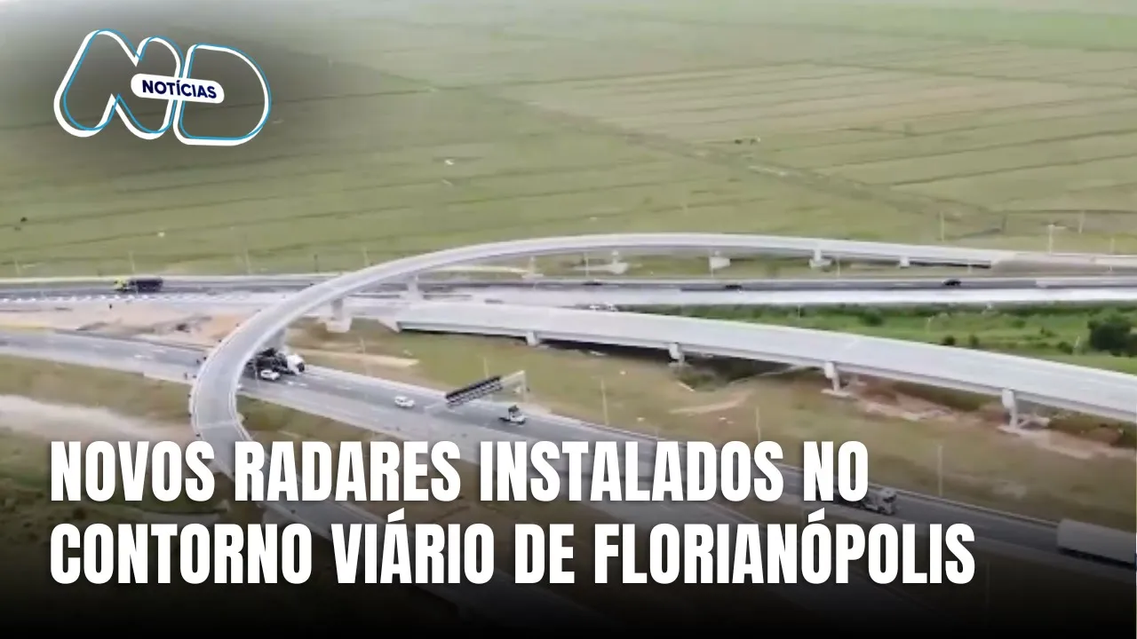 Contorno Viário da Grande Florianópolis ganha 40 radares fixos