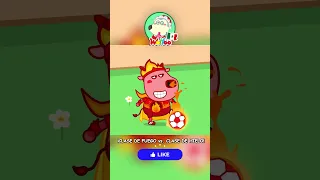 🔥❄️ ¡CLASE DE FUEGO vs. CLASE DE HIELO! Dibujos Animados #shorts #wolfoo