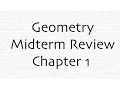 Geometry Review Chapter 1