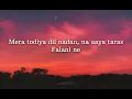 Falani | Vikram sarkar(lyrics) new haryanvi song 2025