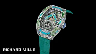 Anatomy of the RM HJ-02 Automatic Tourbillon, green variations — RICHARD MILLE