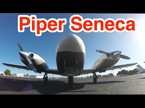 Download MP3 Piper Seneca - Review, Walk Around and Flight - PA 34 200T