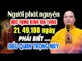 Download Lagu NGƯỜI PHÁT NGUYỆN ĐỌC TỤNG KINH ĐỊA TẠNG 21,49, 100 NGÀY PHẢI BIẾT ĐIỀU QUAN TRỌNG NÀY  | MỚI NHẤT