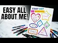 DIY Back to School All About Me Worksheet