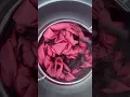 Lagu Tried to dye to red and it kept giving me pink! Was 3rd time the charm? #dye #sew #dyeing #diy