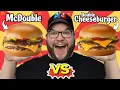 McDonald s Double Cheeseburger vs McDouble Is Extra Cheese Worth It