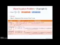 Week 13 Partial Differential Equation Part 5 Solving Particular Solution of 1D Wave Equation Example