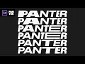How to Design Stretched Text After Effects Tutorial