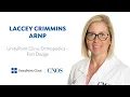 Meet Laccey Crimmins ARNP at UnityPoint Clinic Orthopedics in Fort Dodge