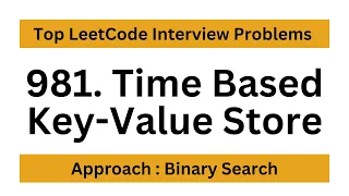 Leetcode 981 Time Based Key-Value Store Medium Javascript