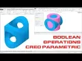 Creo Parametric 4 0 - Boolean Operations Demo