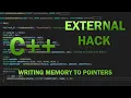 C External Cheat Writing Memory to a Pointer with Offsets