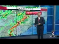 Weather alert rain falling in NW Harris County